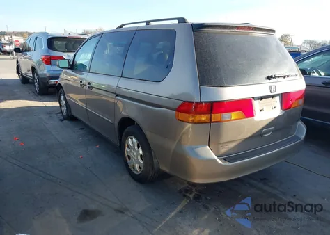 2004 Honda Odyssey Ex-L from USA, damaged, VIN 5FNRL189X4B036387